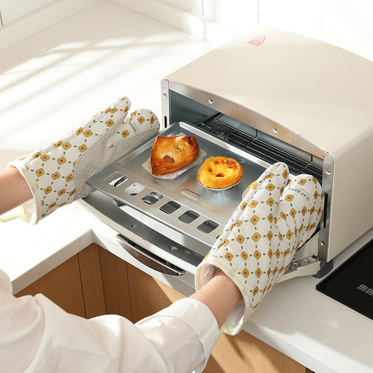 Anti-Scalding Cotton Oven Gloves