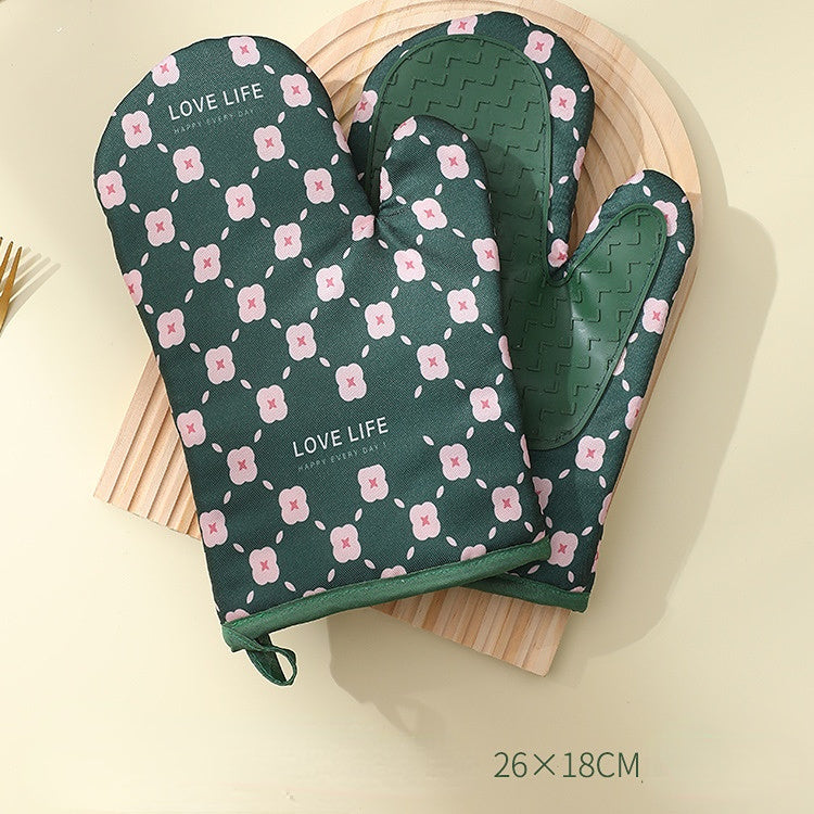 Anti-Scalding Cotton Oven Gloves