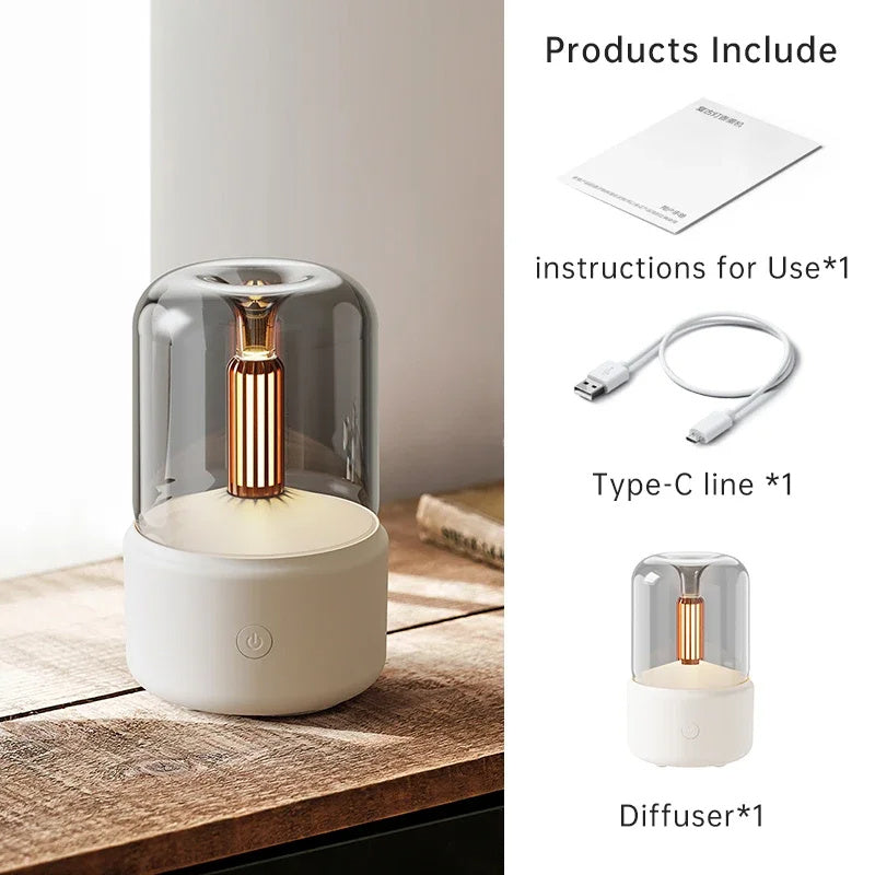 Portable Mini Aroma Diffuser Light