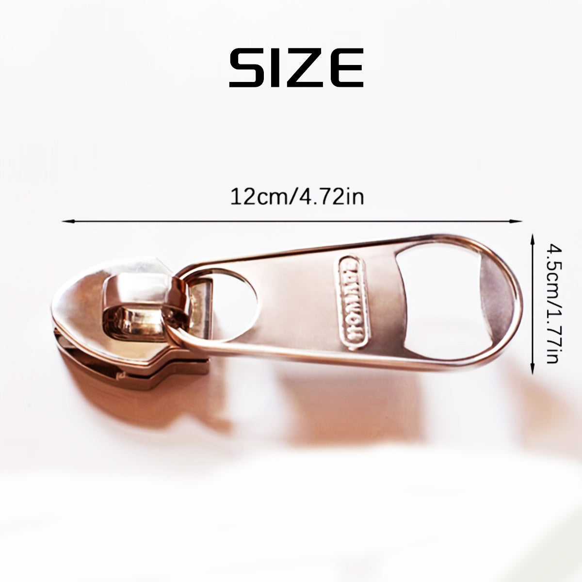 Large Magnetic Zipper Bottle Opener
