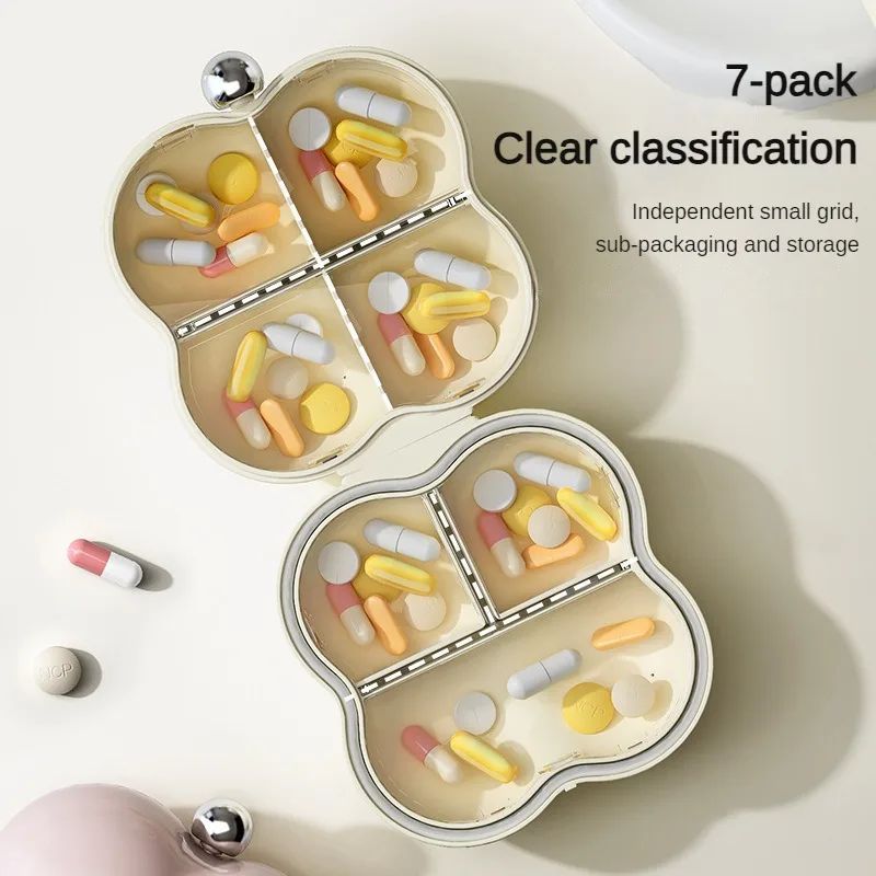 Flower-Shaped Pill Organizer
