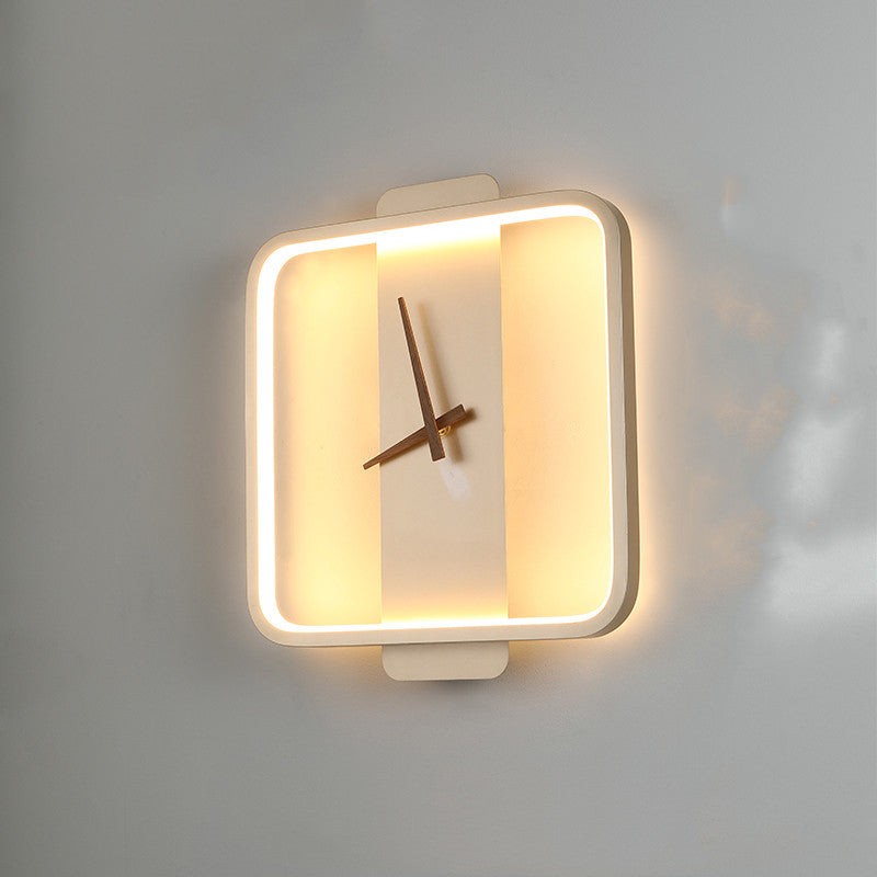 Wall Lamp Clock