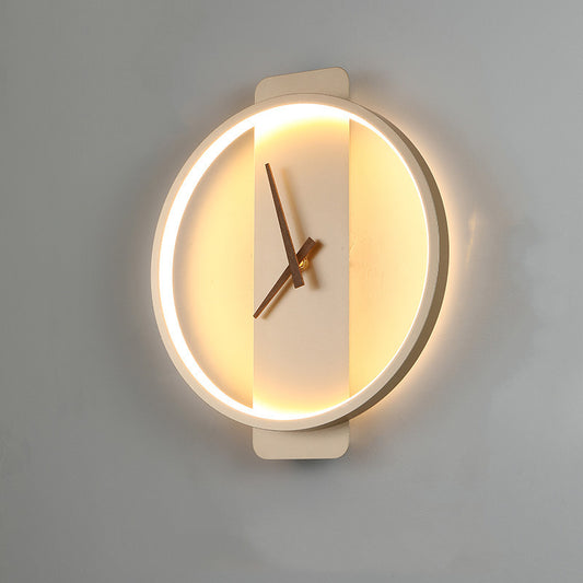 Wall Lamp Clock