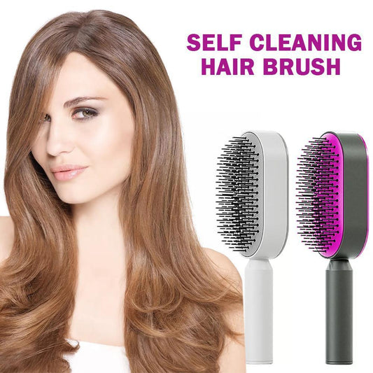 3D Hair Self-Cleaning Hairbrush