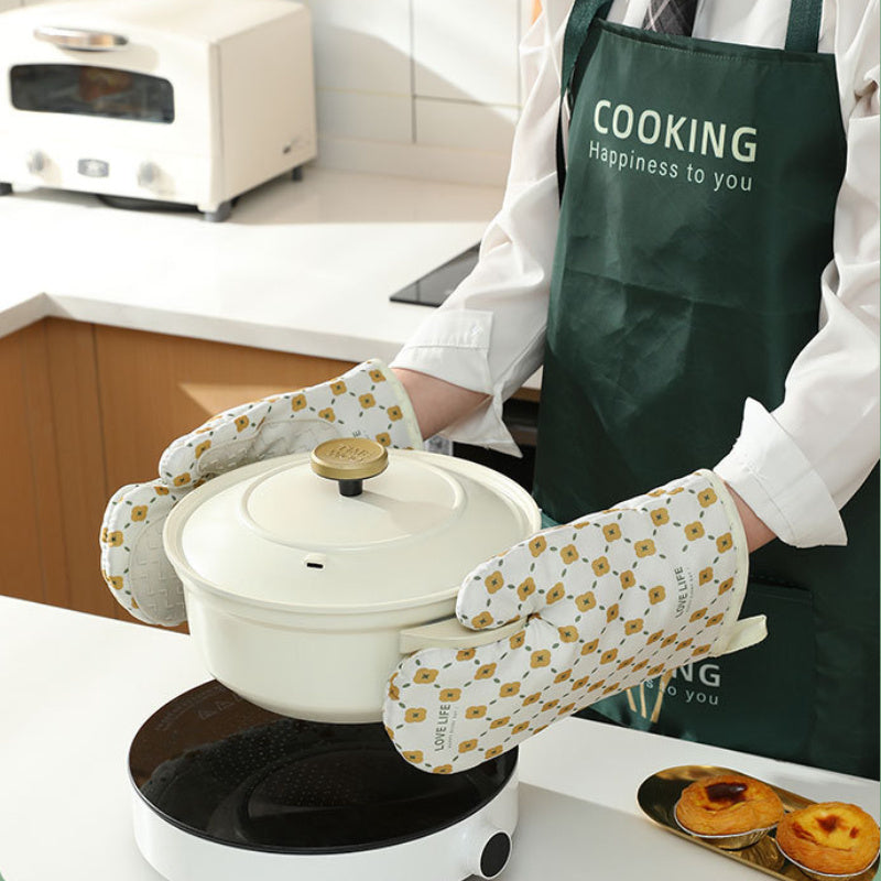 Anti-Scalding Cotton Oven Gloves