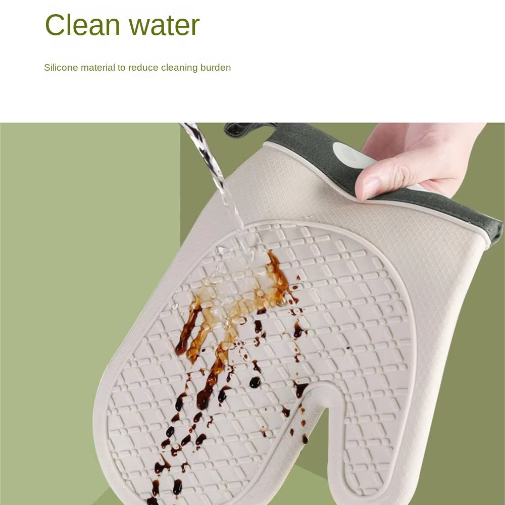 Silicone And Cotton Oven Gloves