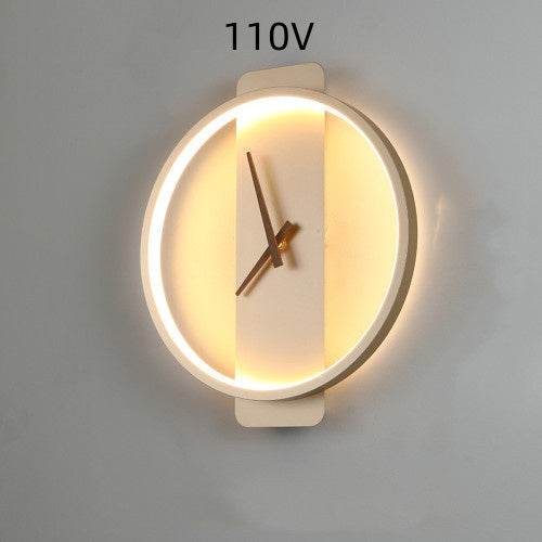 Wall Lamp Clock