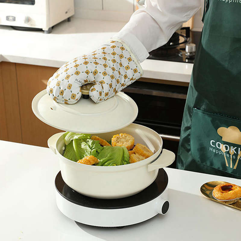Anti-Scalding Cotton Oven Gloves