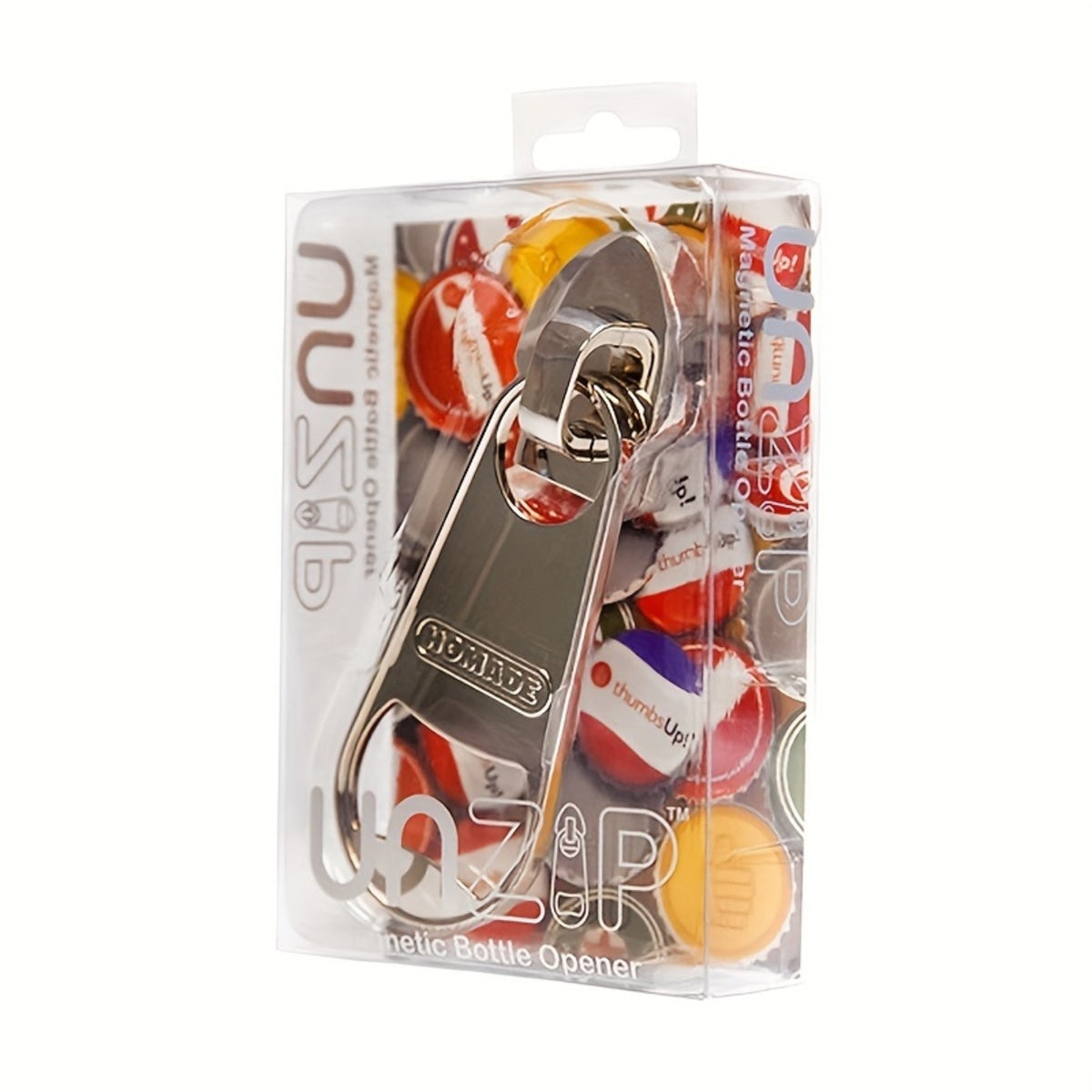Large Magnetic Zipper Bottle Opener