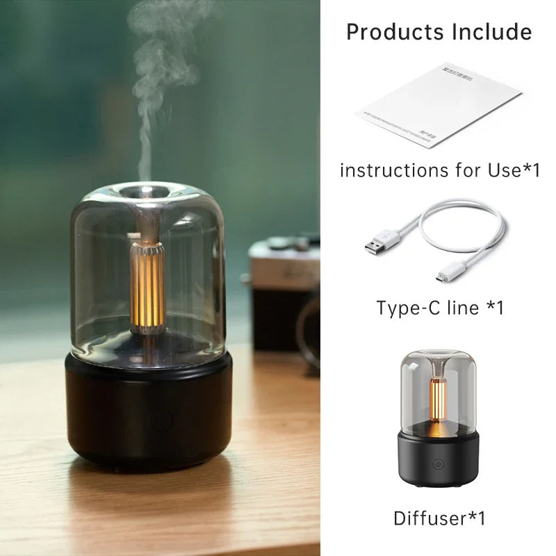 Portable Mini Aroma Diffuser Light