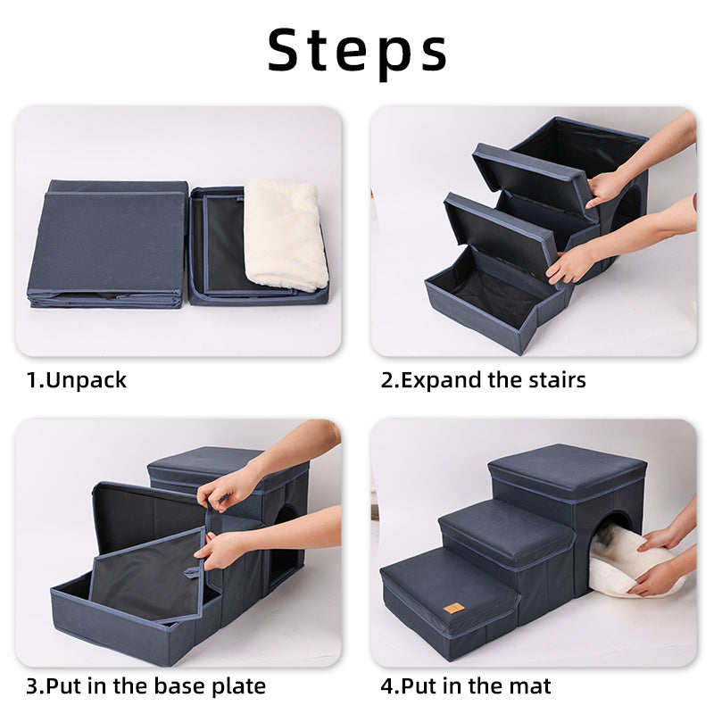Foldable Dog Stairs