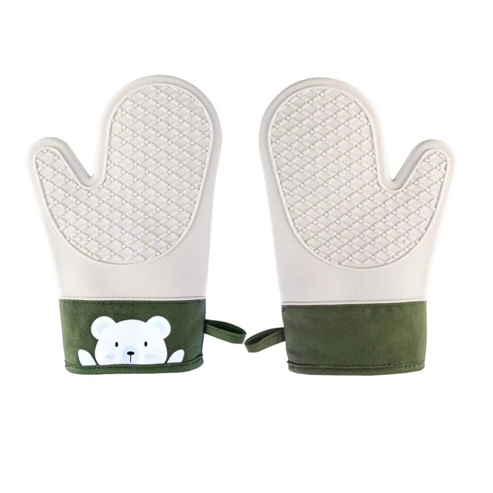 Silicone And Cotton Oven Gloves