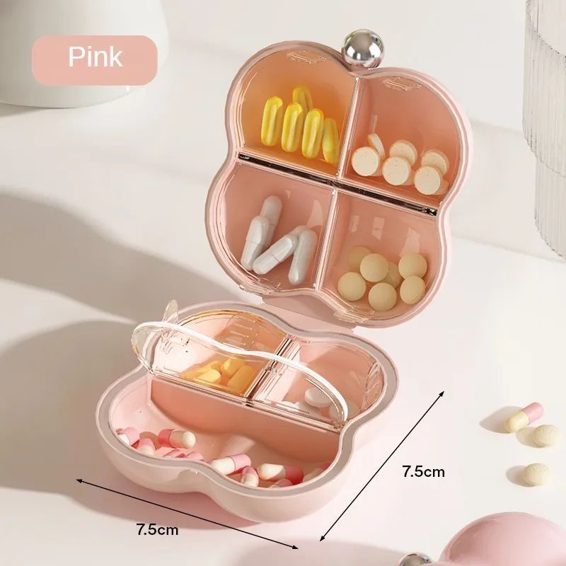 Flower-Shaped Pill Organizer
