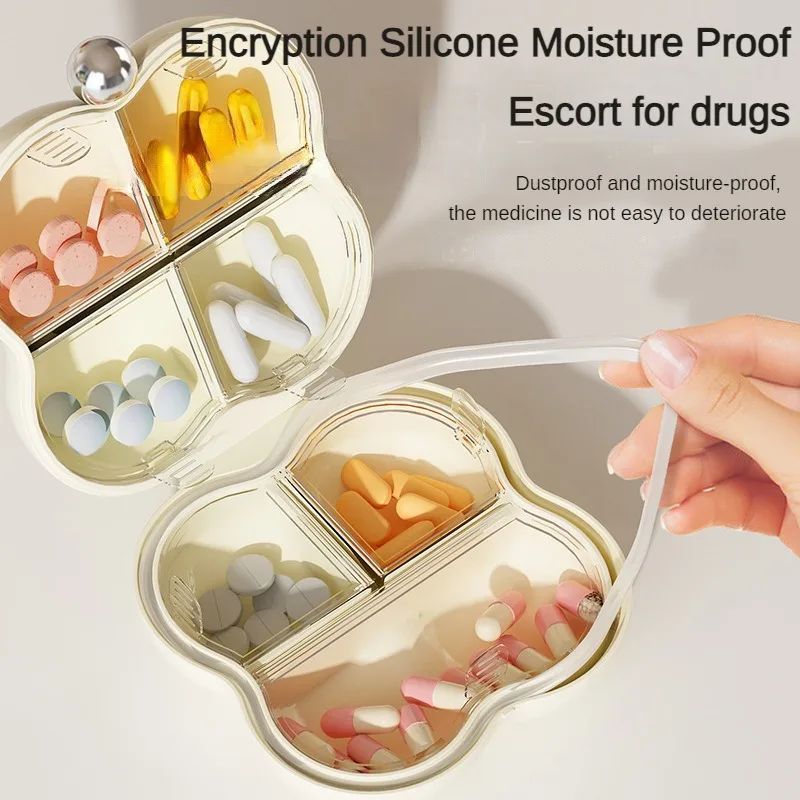 Flower-Shaped Pill Organizer