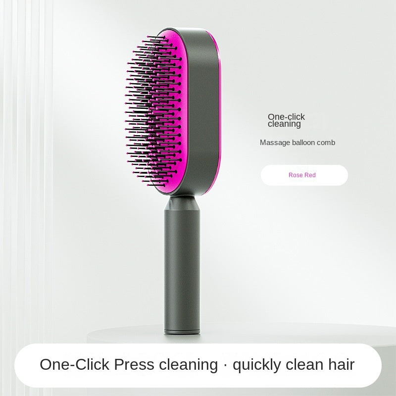 3D Hair Self-Cleaning Hairbrush